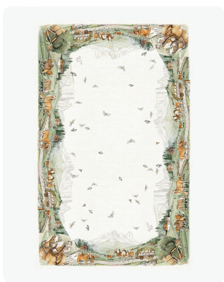 Tessitura Toscana Teleria MASO Tovaglia di lino 270x170 CM