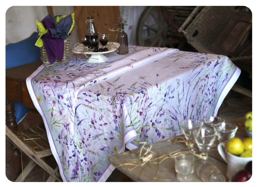 Teleria Tessitura Toscana SPIGO RUNNER DI LINO 45x170cm