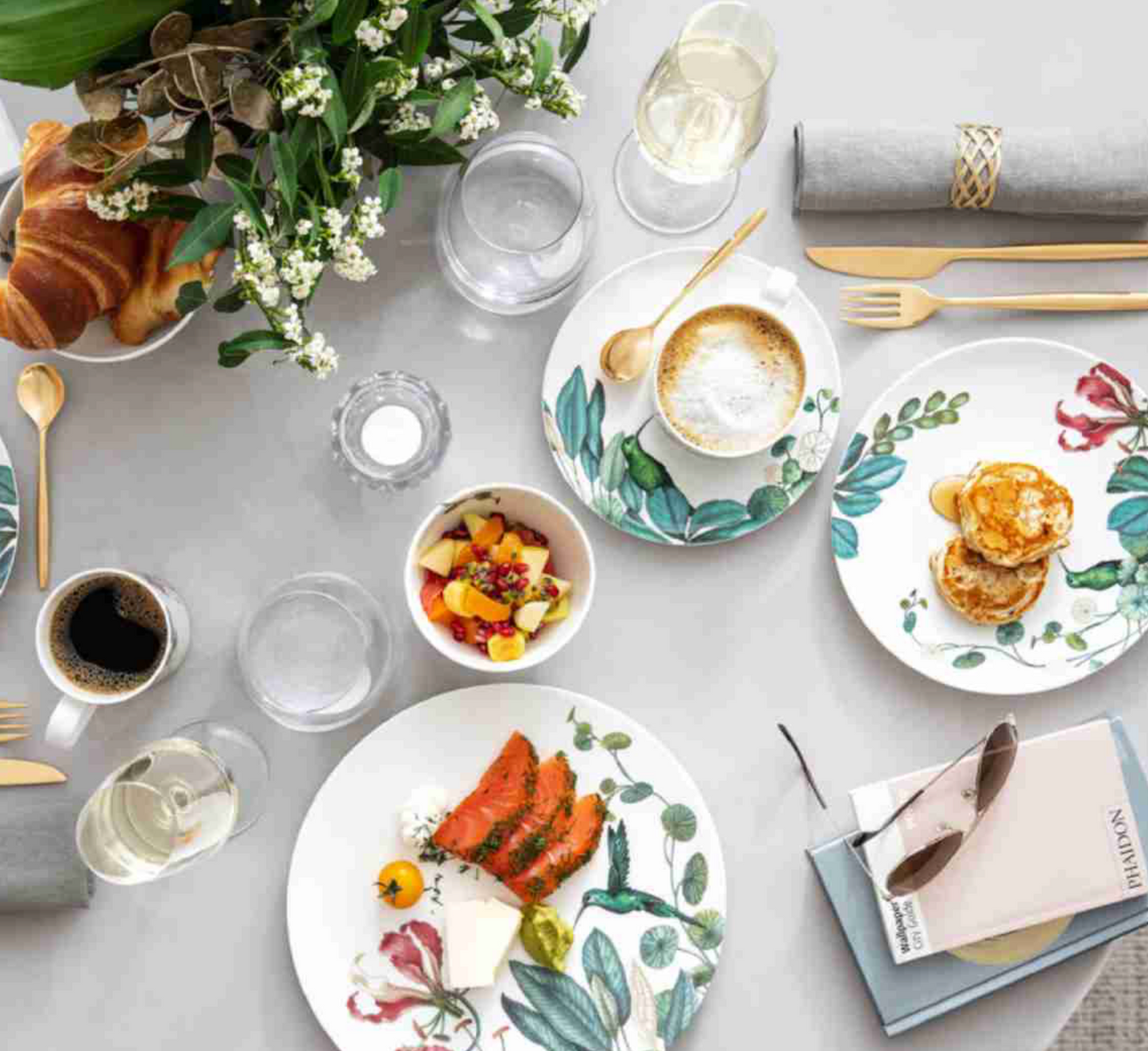 VILLEROY & BOCH Avarua Set 6 Piatti Piani 27 cm Bianco