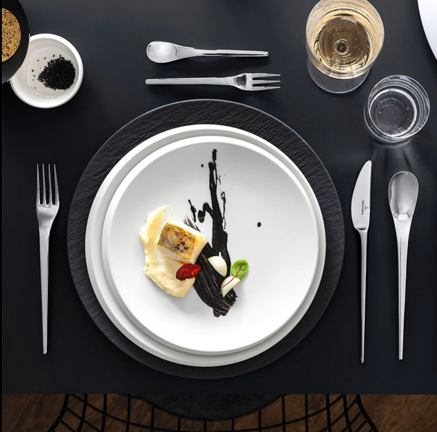 VILLEROY & BOCH New Moon Set 6 Piatti Piani 27 cm