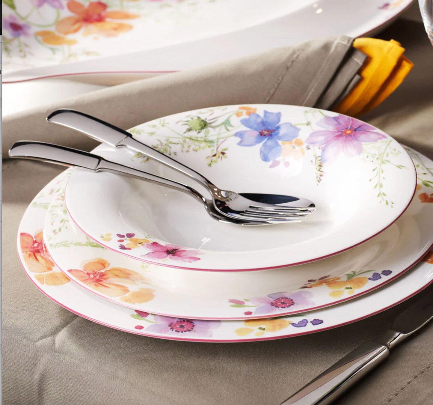 VILLEROY & BOCH - Mariefleur Basic Piatto da Portata Gourmet 30cm Porcellana