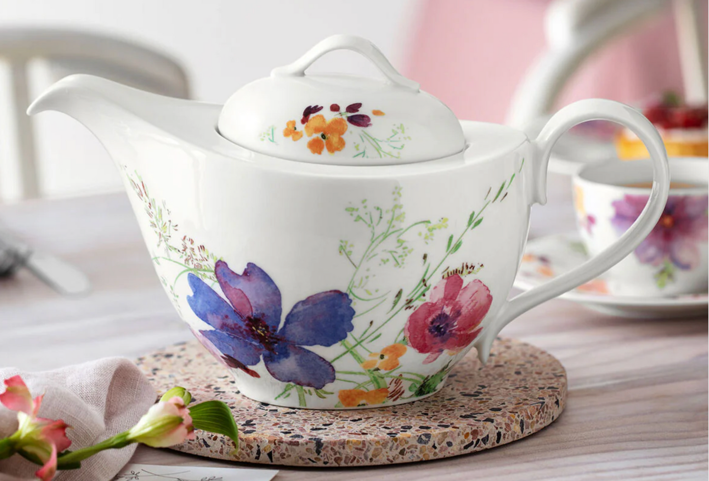 VILLEROY & BOCH Mariefleur Basic Teiera 6 Persone 1,2L Porcellana