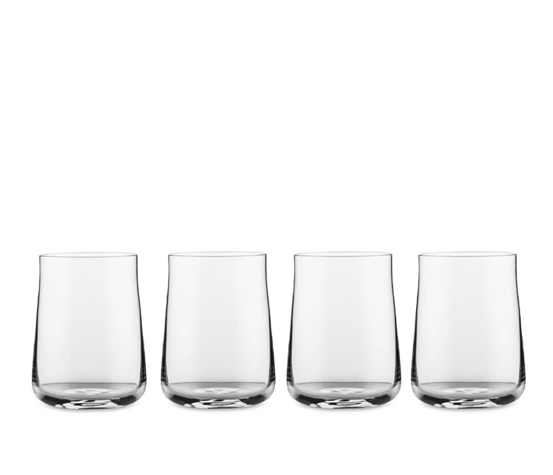 Alessi Set 4 Bicchieri Longdrink Eugenia in vetro cristallino 41 cl
