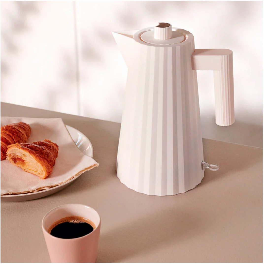 Alessi Bollitore Elettrico Plissé Bianco 170 cl
