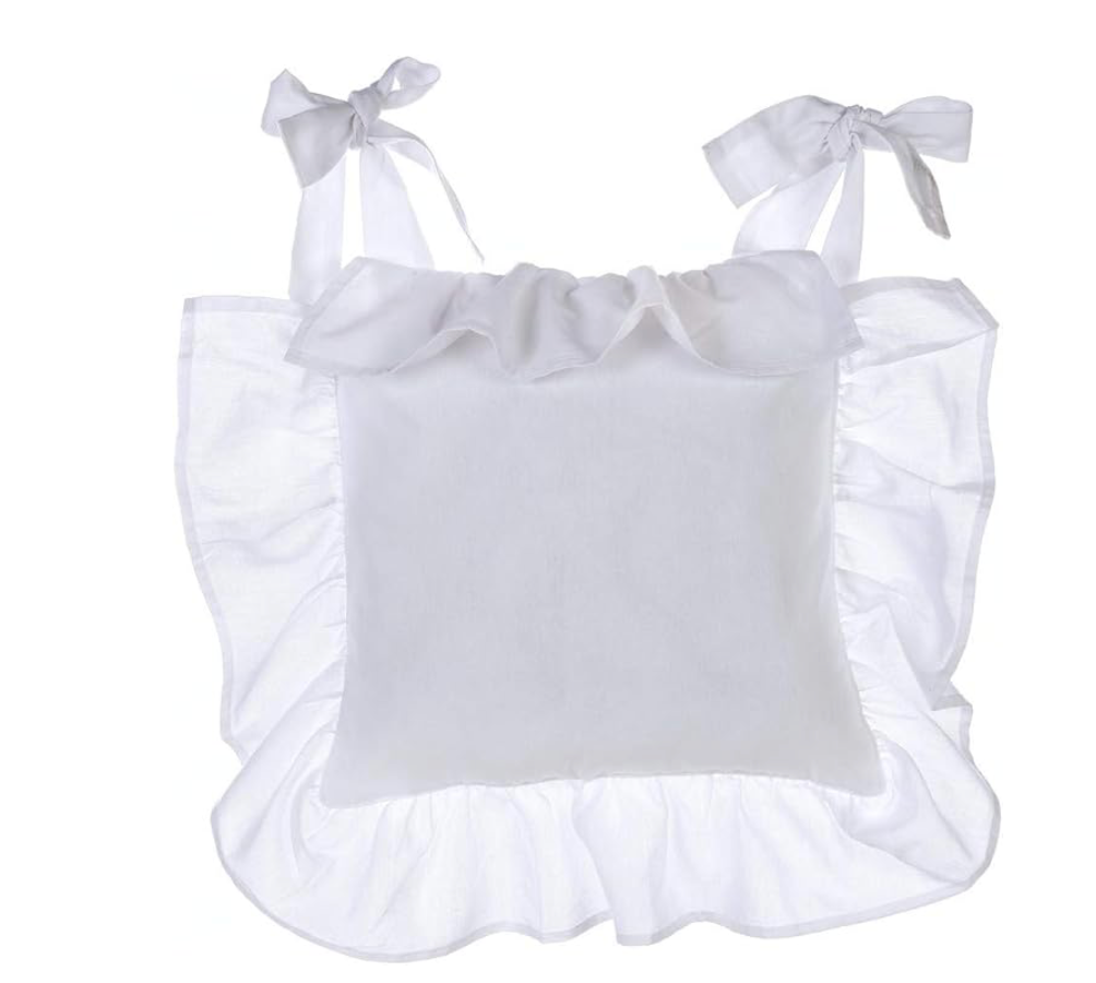 Blanc Mariclò Copri cuscino per sedia con gala Infinity Collection colore bianco