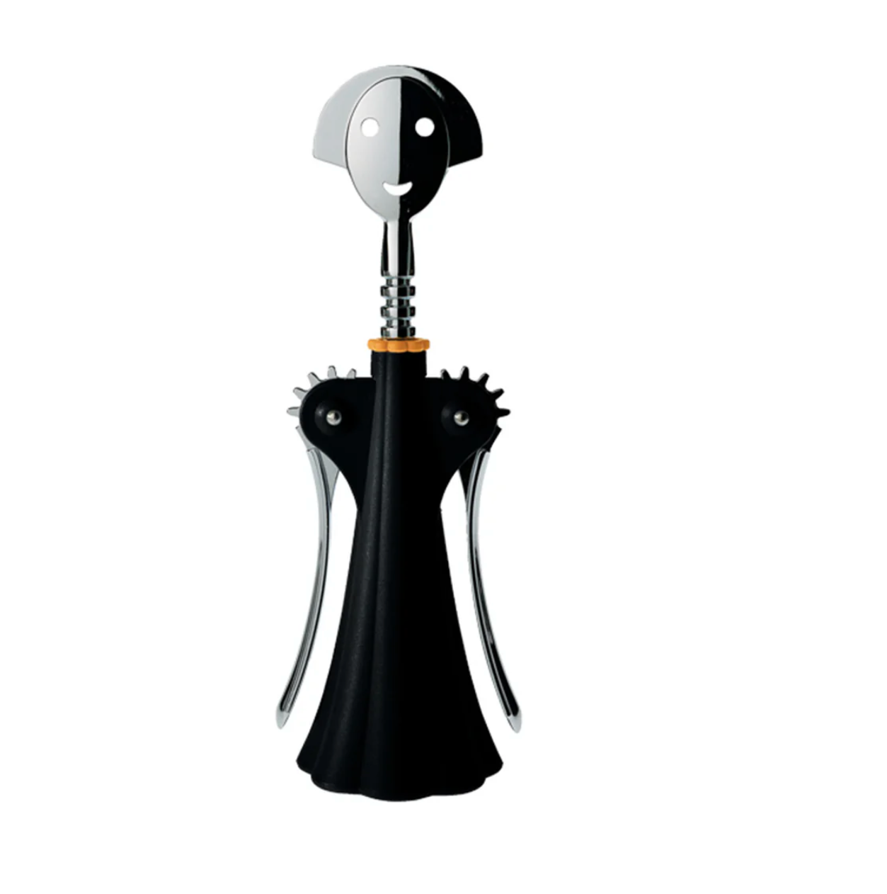 Alessi Cavatappi Anna G. Nero Acciaio Inox 24.5 cm