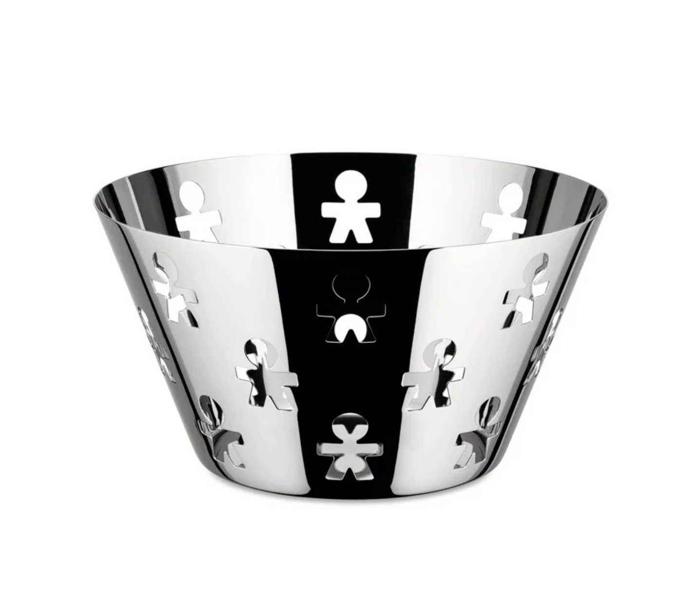 Alessi Fruttiera Girotondo Acciaio inox D23 cm