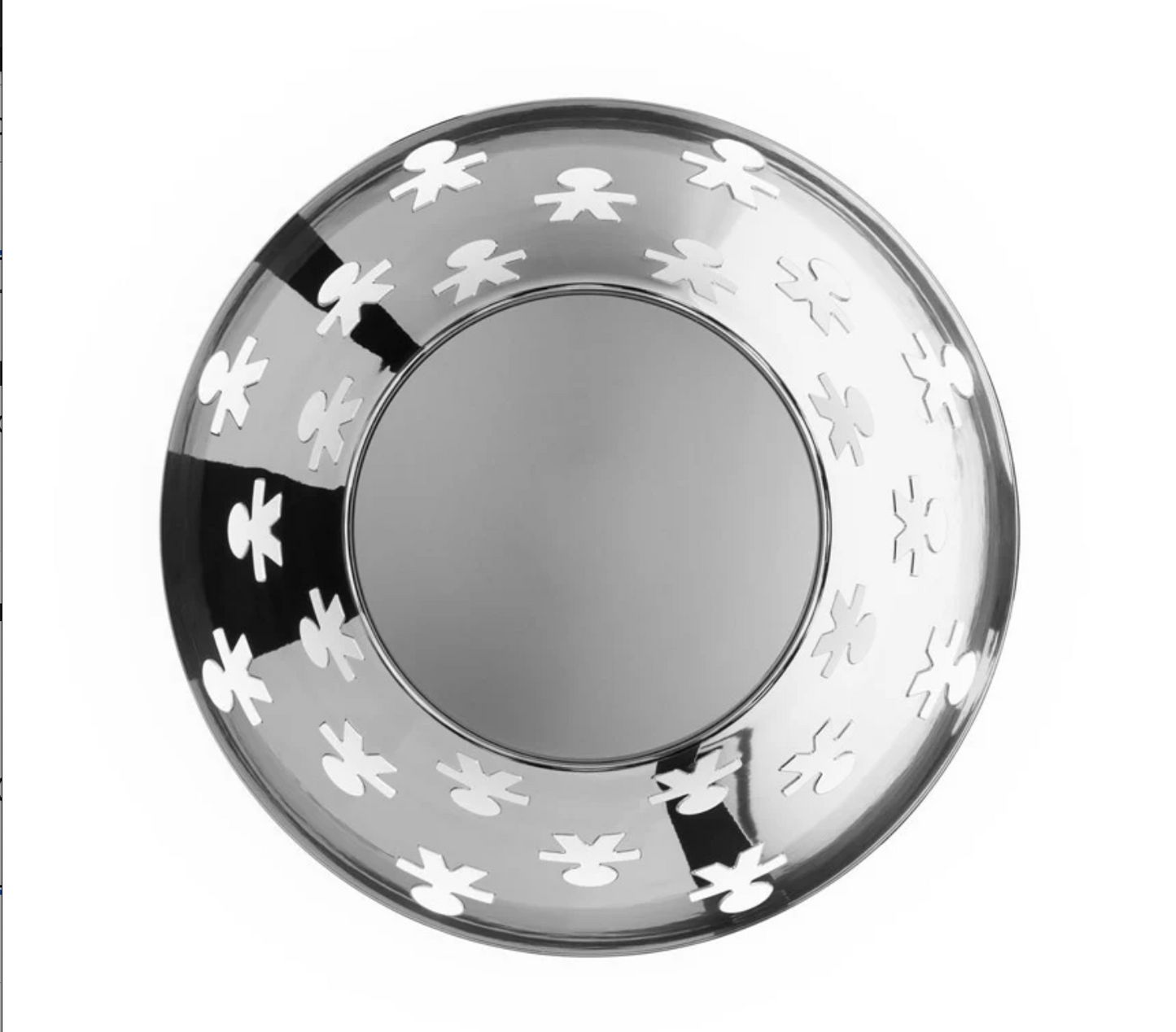Alessi Fruttiera Girotondo Acciaio inox D23 cm