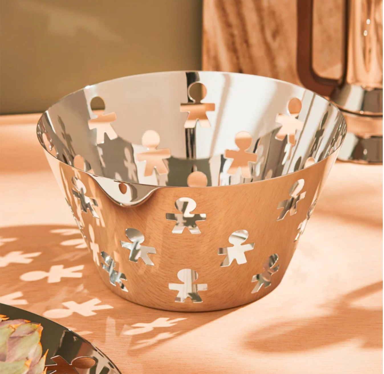 Alessi Fruttiera Girotondo Acciaio inox D23 cm