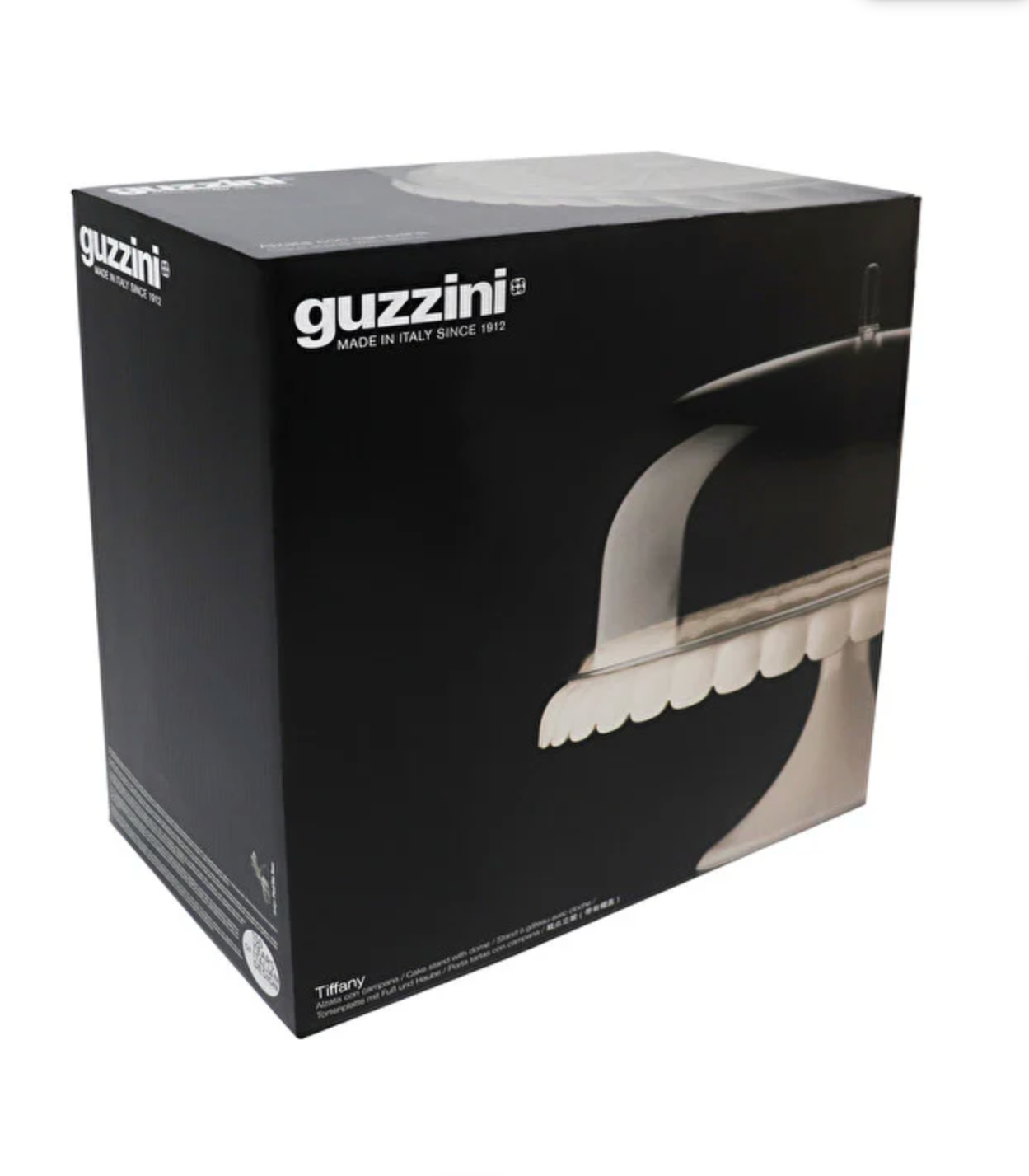 Guzzini Alzata con Campana Tiffany in Resina D30 cm Bianca