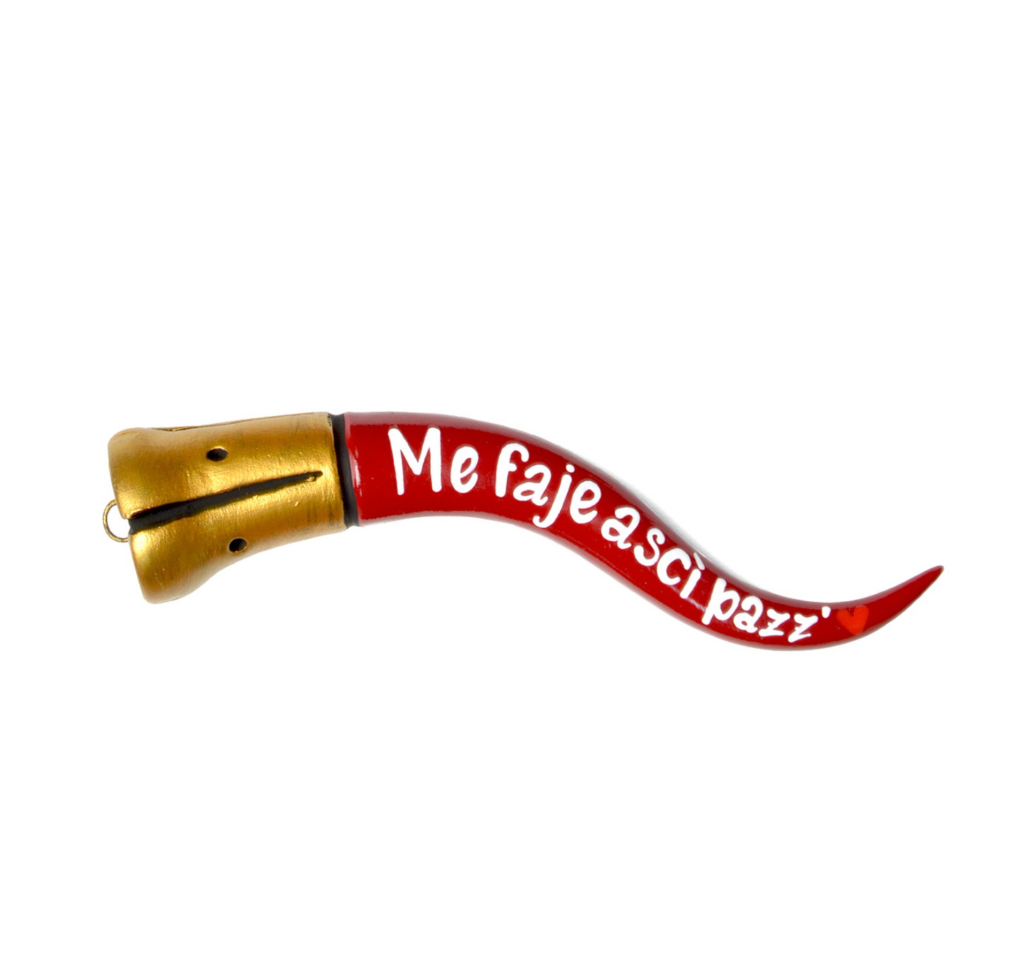 Corno me faje ascì pazz’