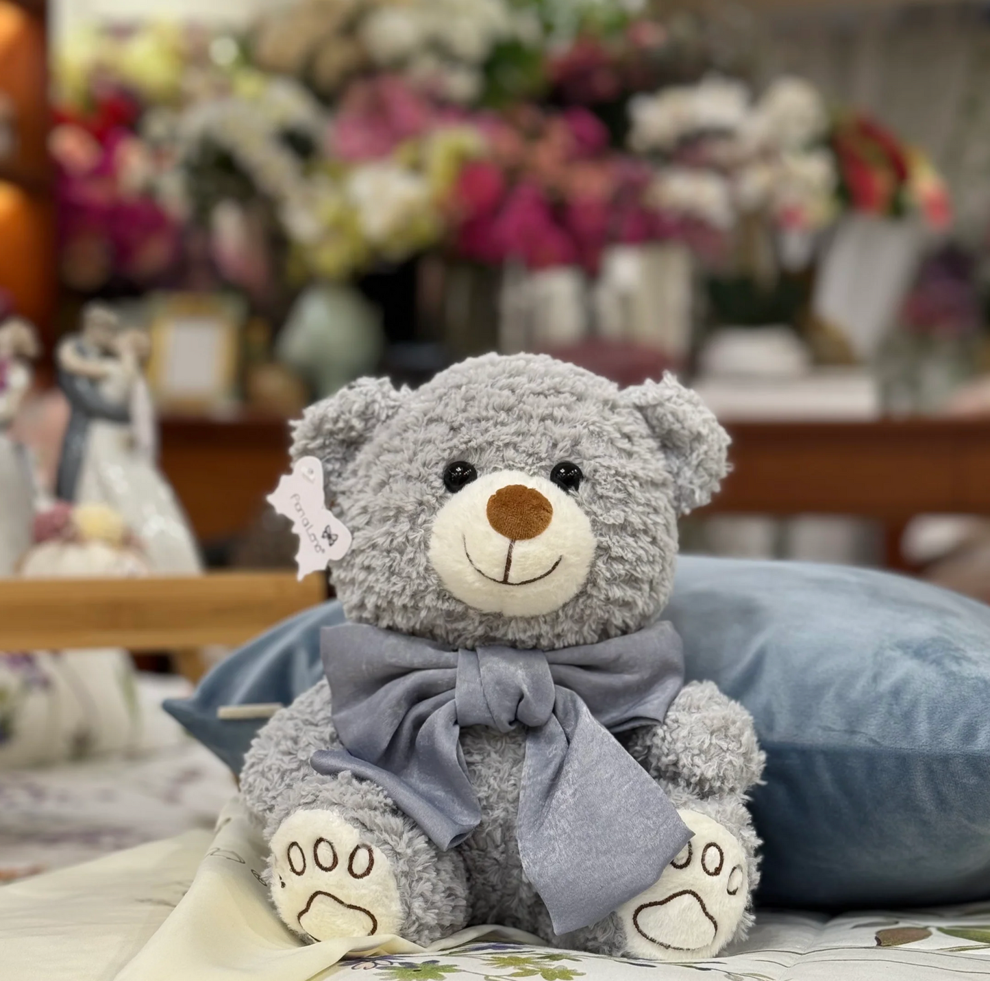 Fiori Di Lena Teddy c/ Fiocco Polvere