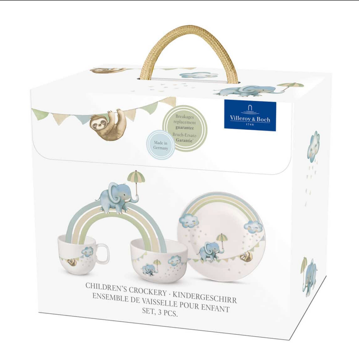 Set pappa Elefante per bambini 3 pezzi, multicolore Villeroy & Boch