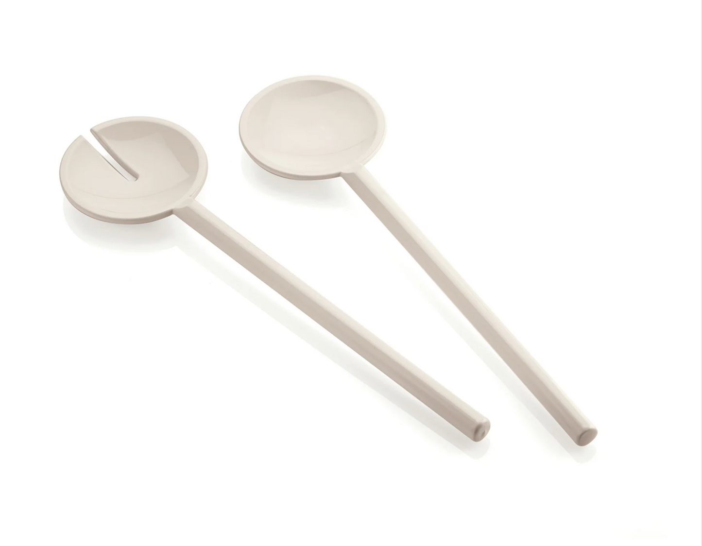 Guzzini Set 2 Posate Insalata Tiffany Bianco Latte H27,5 cm