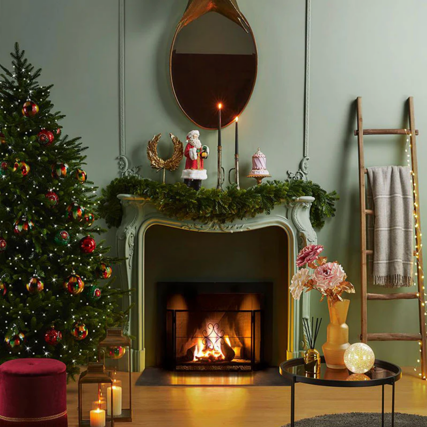 EDG Enzo de Gasperi Albero di Natale Pino Luxury 210 cm con 4000 mini led D142