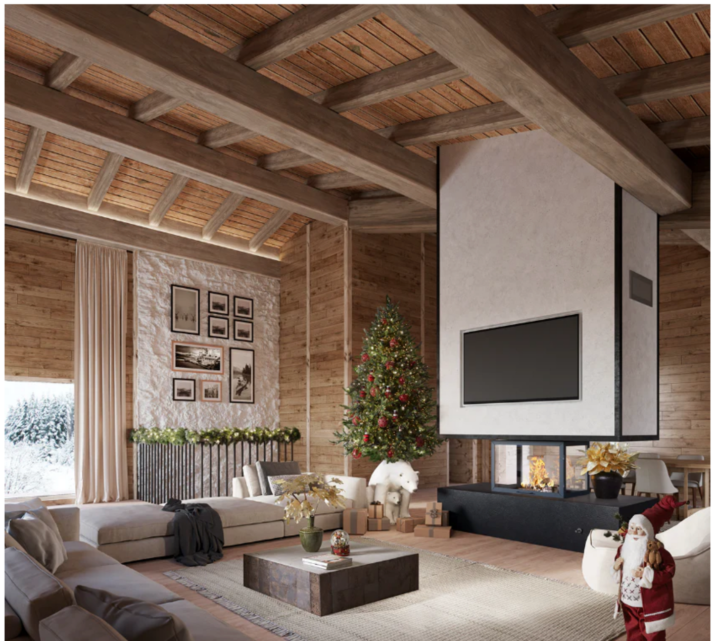 EDG Enzo de Gasperi Albero di Natale Pino Luxury 210 cm con 4000 mini led D142