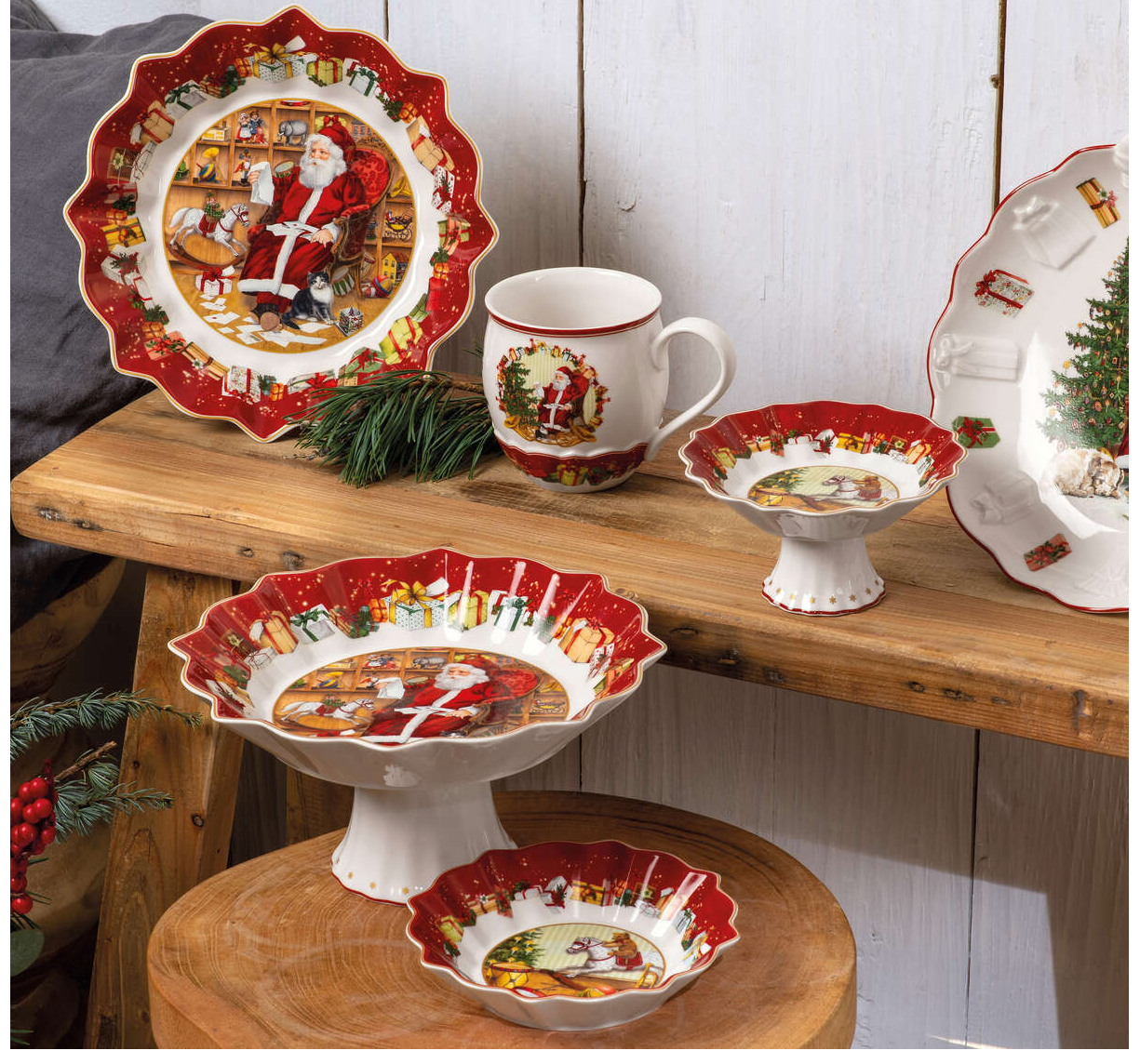 Villeroy & Boch CIOTOLA CON PIEDE BABBO NATALE TOYS FANTASY