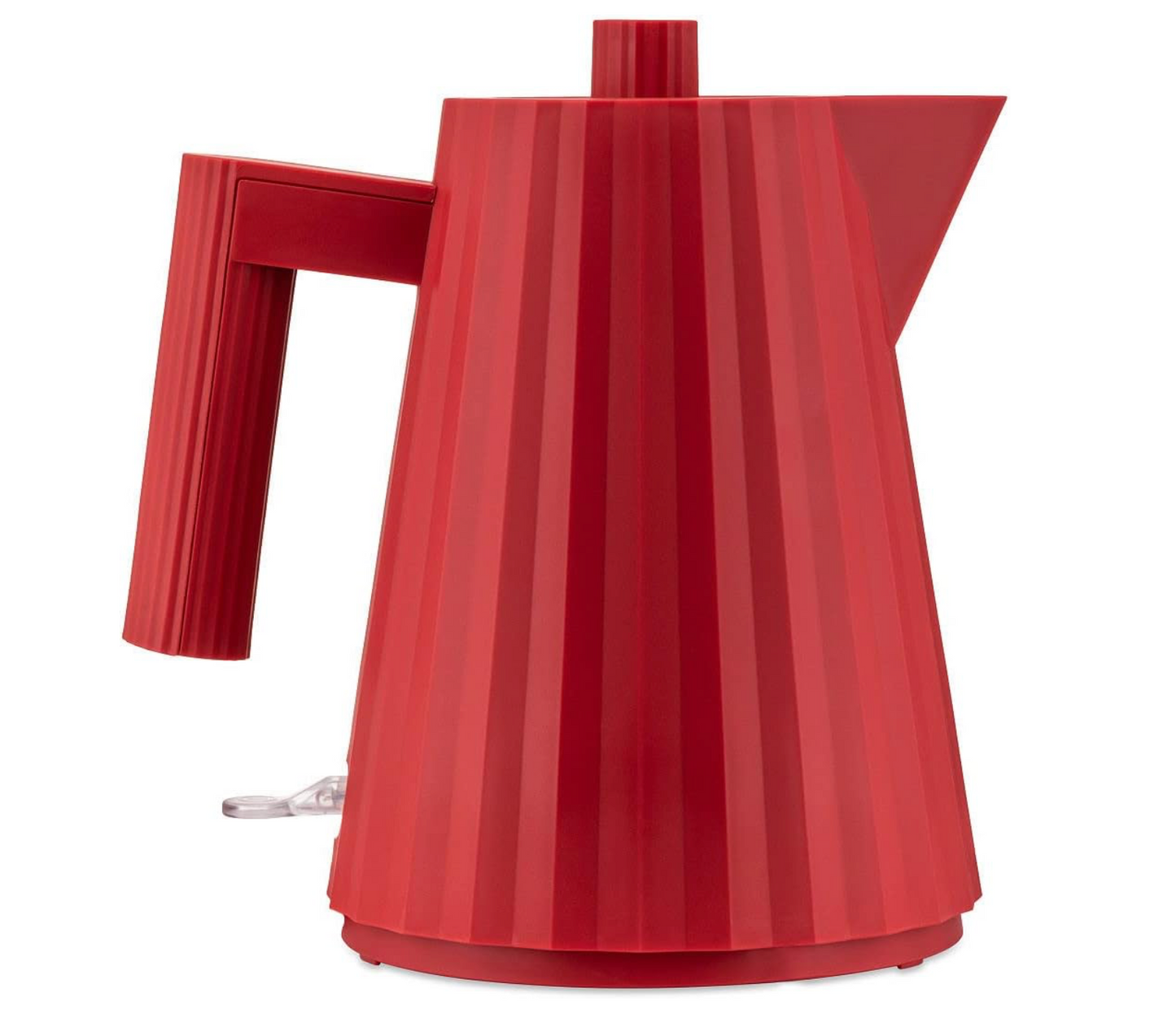 Alessi Plissé MDL06/1 R - Bollitore Elettrico di Design, in Resina Termoplastica, Presa Europea 2400W, 100cl, Rosso