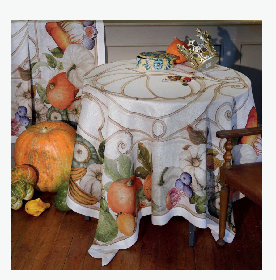 Tessitura Toscana Teleria CENERENTOLA Tovaglia di Lino 270X 170 CM