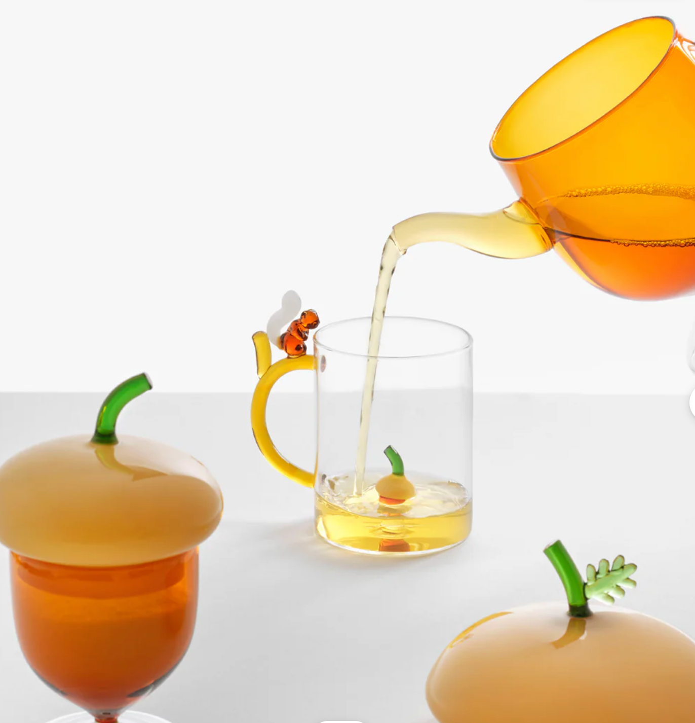 Ichendorf Milano Acorns Alzata Ghianda in Vetro Borosilicato