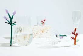 Ichendorf - Fiore in vetro lavanda lilla