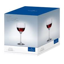 Villeroy & Boch - bicchiere vino rosso Octavie, pregiato calice cristallo, ricchi decori per ambiente uniche, trasparente, 200 ml, cristallo