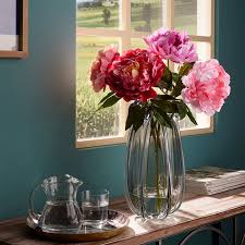 EDG Enzo De Gasperi Ramo di Peonia H72 cm Rosa