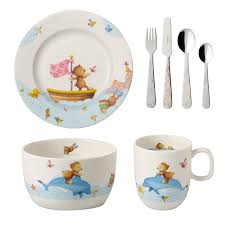 Kiddy Bears Set di stoviglie per bambini 7 pz.