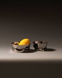 COMPRESSIONI, CESTINO INOX ALESSI