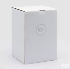 EDG Enzo De Gasperi Chignon Vase H20 Bianco