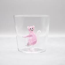 Ichendorf Milano Savannah Tumbler Monkey/Scimmia Rosa 30cl
