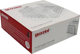 Guzzini - Tiffany, Portatovaglioli Orizzontale Quadrato con Barra Ferma Tovaglioli - Trasparente, 20 x 20 x h7,3 cm
