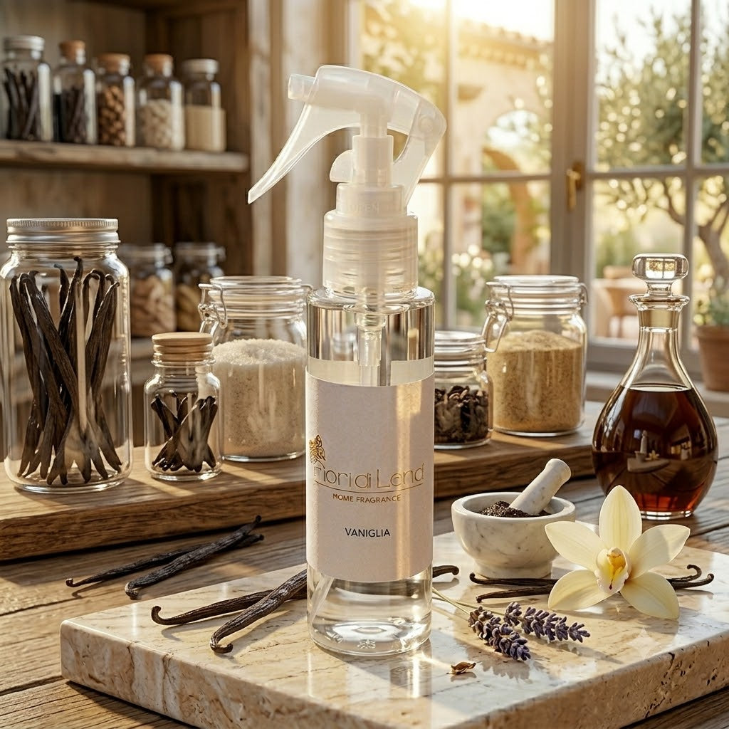 Fiori di lena Spray multiuso per tessuti e ambiente 100ml 3 varianti(1pz) Vaniglia