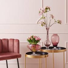 EDG Enzo De Gasperi Set 2 Bouquet Di Tulipani Rosa e Bianco H28 cm
