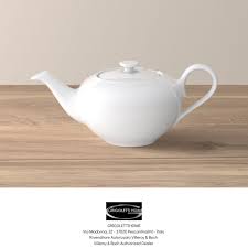 Villeroy & Boch Royal Teiera per Una Persona, Porcellana Premium Bone, Bianco, 400 ml