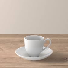 Villeroy & Boch Royal Tazzina da Caffè, 100 ml, Porcellana Premium Bone, Bianco
