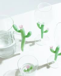 Ichendorf Milano Bicchiere tumbler Desert Plants Cactus Verde Opaco