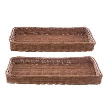 Blanc Mariclò Vassoio rettangolare in rattan "Leonora" 2 varianti (1pz piccolo)