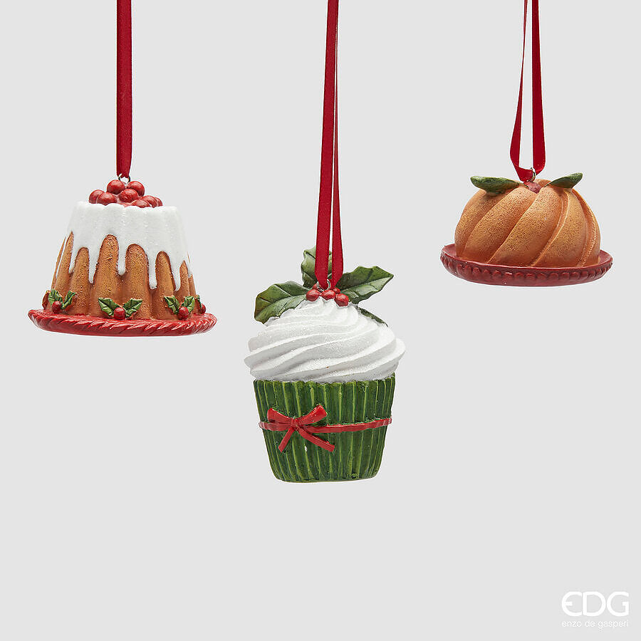 Edg Enzo Degasperi Addobbo Pallina Dolcetti 3 Ass