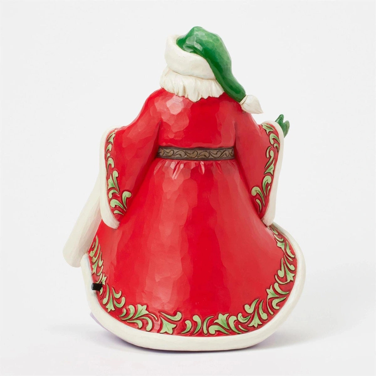 Jim Shore Enesco Babbo Natale musicale con scena invernale 26cm