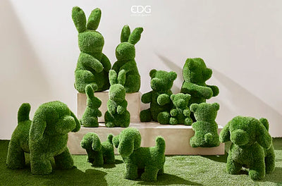 EDG Enzo de Gasperi Decoro Erba Coniglio 30x22x40cm
