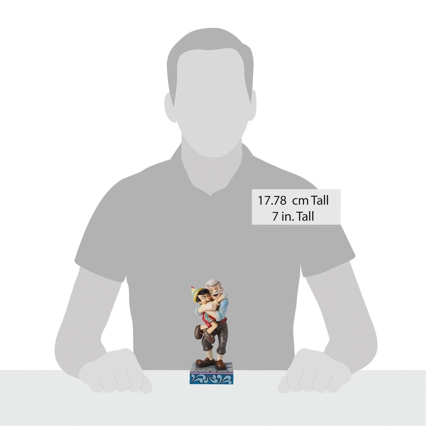 Pinocchio e Geppetto 17,5 cm Disney Traditions