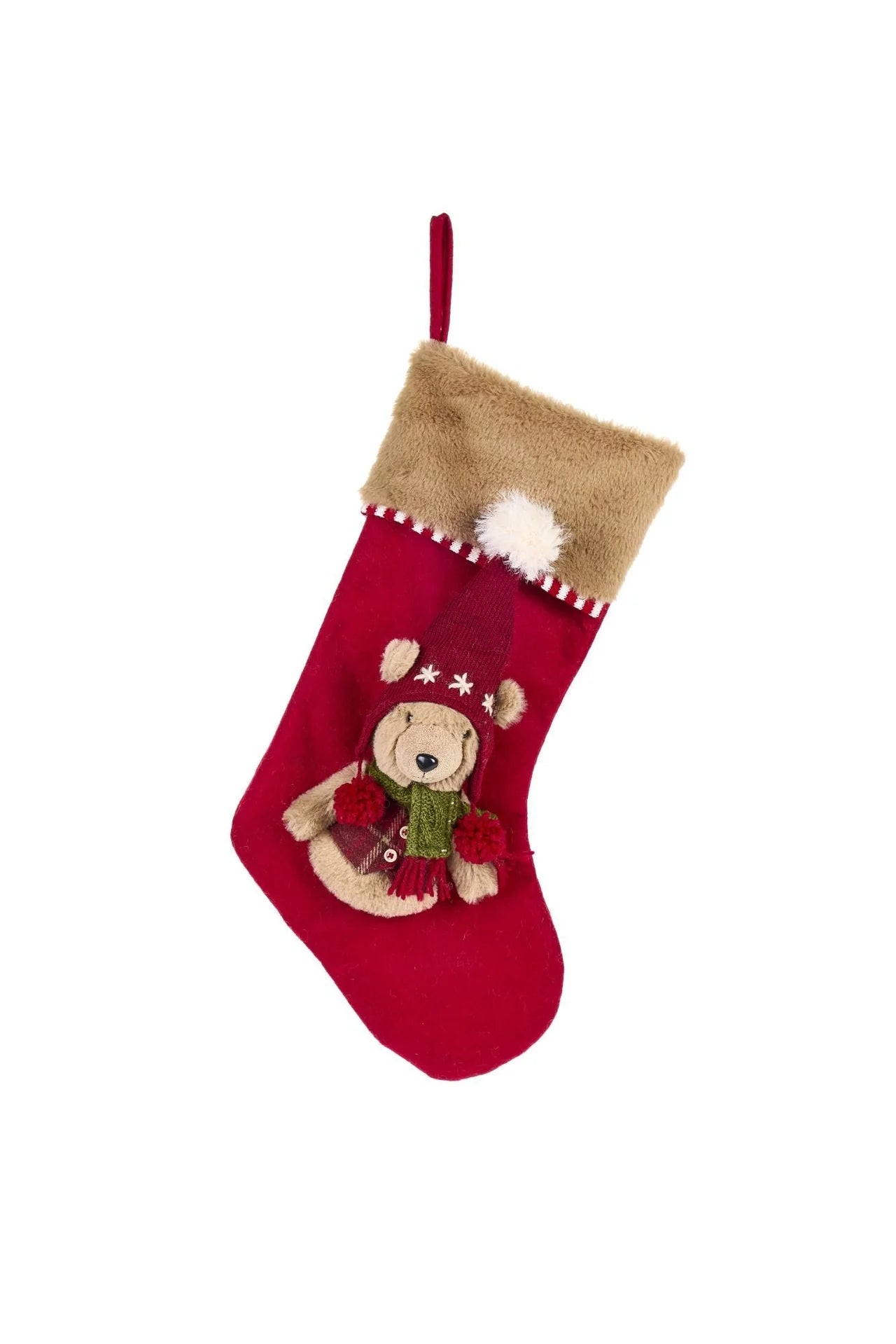 Nuvole di Stoffa Calza epifania orso "Giostra" H47 cm