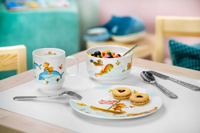 Kiddy Bears Set di stoviglie per bambini 7 pz.