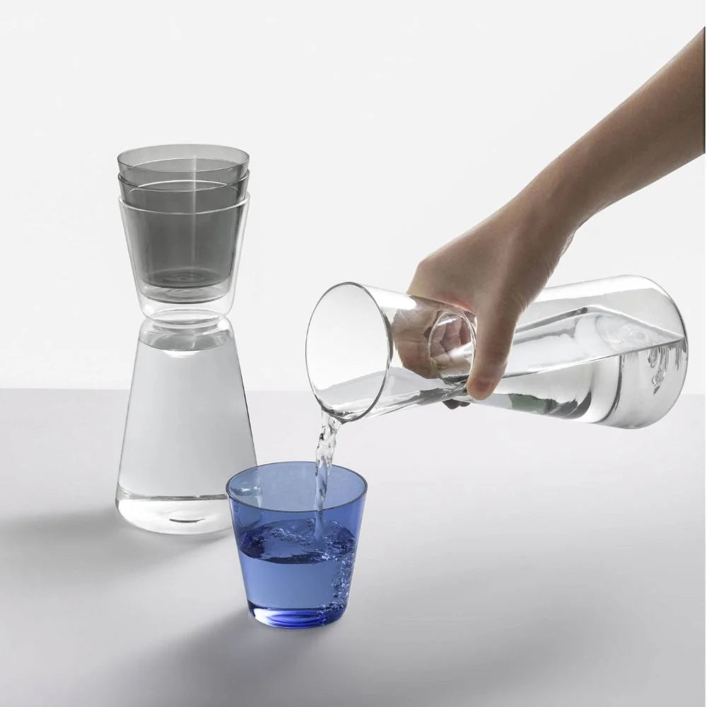 Ichendorf High Rise brocca clear/verde 500 ml by Keiji Takeuchi