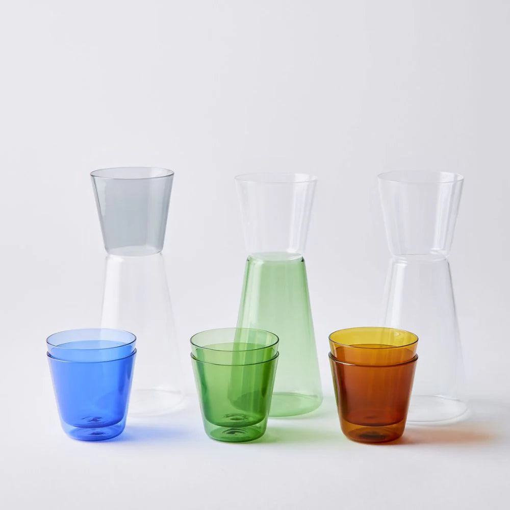 Ichendorf High Rise brocca clear/rosa 500 ml by Keiji Takeuchi