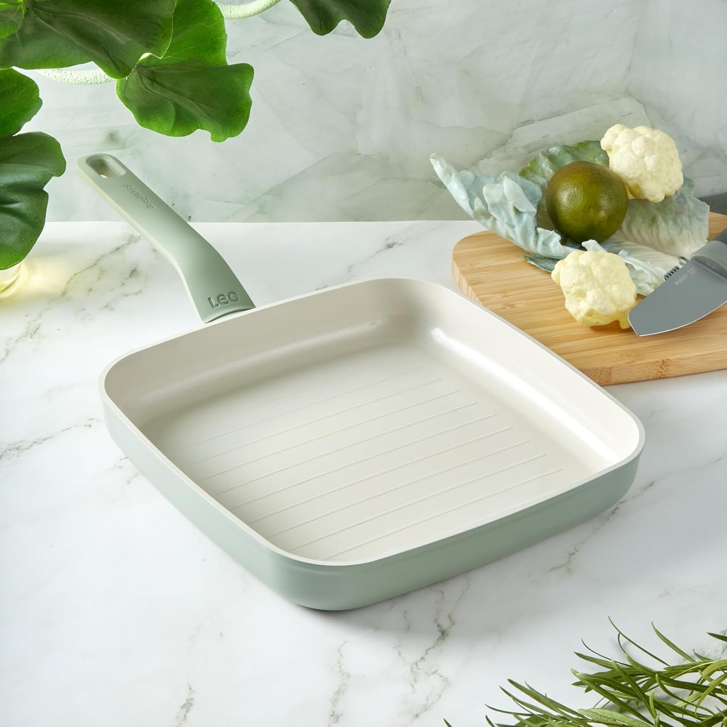 BergHOFF Bistecchiera antiaderente Balance Sage 24cm