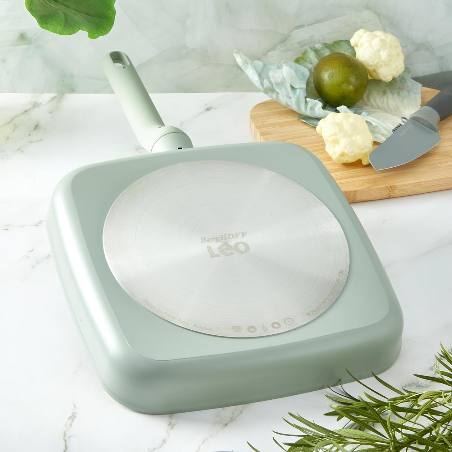 BergHOFF Bistecchiera antiaderente Balance Sage 24cm