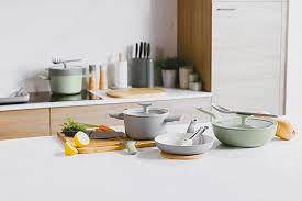 BergHOFF Wok con coperchio antiaderente Balance Sage 32cm