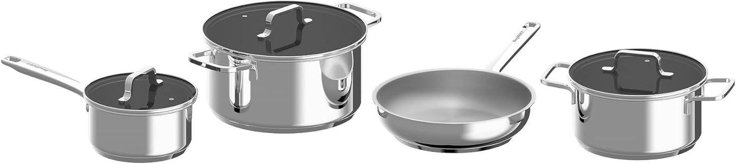 BergHOFF Set batteria di Pentole 7pz Helix